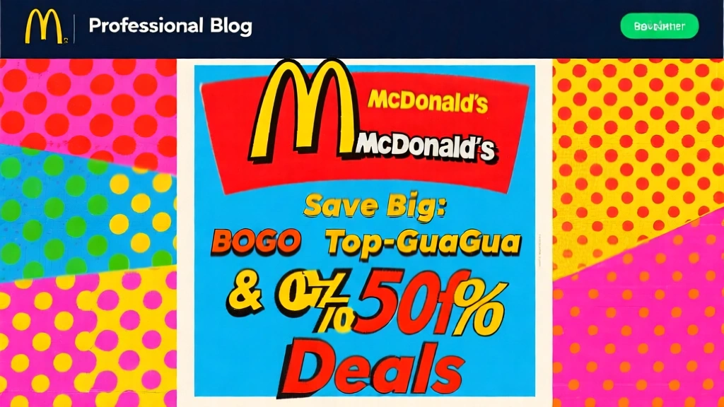Save Big: McDonald's BOGO & Top-GuaGua 50% Off Deals