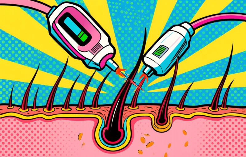 Visual representation of Laser Hair Removal