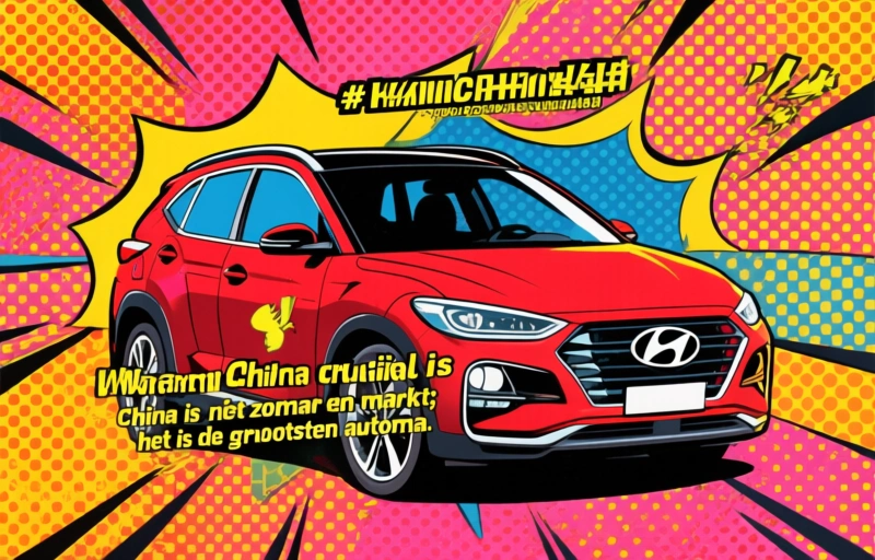 Visuele weergave van Hyundai Motor zet vol in op de Chinese markt