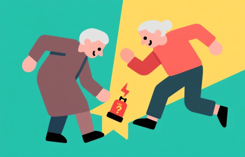 Visuele weergave van Persoonlijk alarm voor senioren