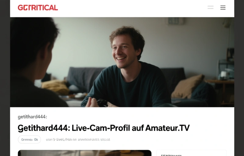 getithard444: Live-Cam-Profil auf Amateur.TV