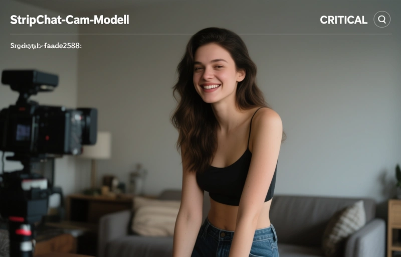 fafade2588: StripChat-Cam-Modell im Porträt