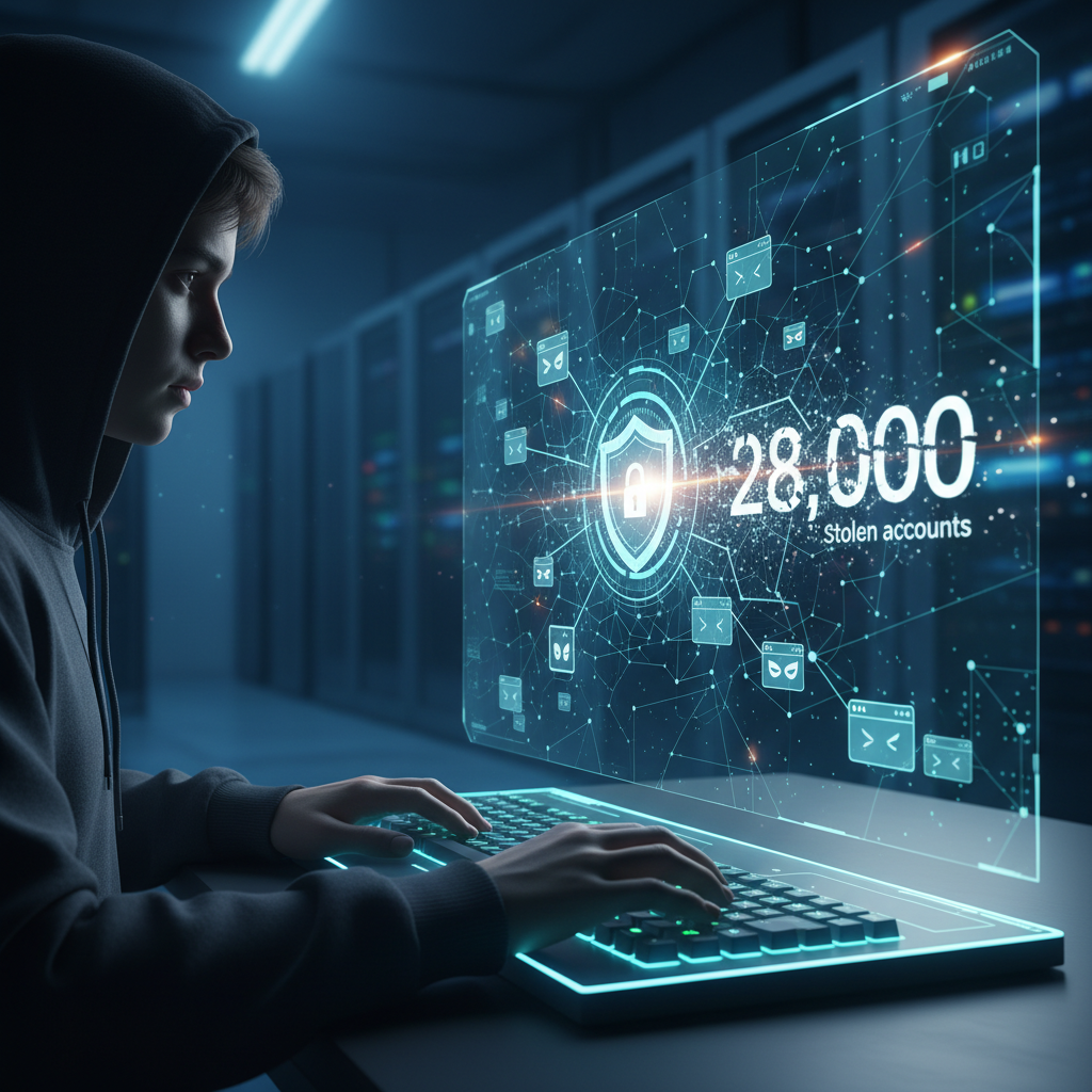 Teen Hacker Busted for 28,000 Stolen Accounts