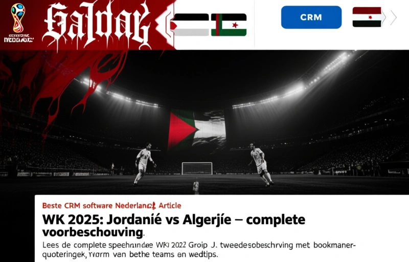 WK 2026: Jordanië vs Algerije – complete voorbeschouwing
