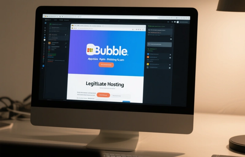 Visual representation of Bubble App Builder Exploited in Microsoft Phishing Scam