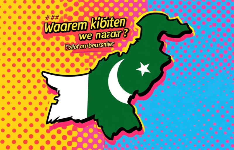 Visuele weergave van AEX sluit licht lager, ogen gericht op Pakistan