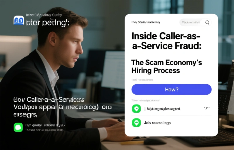 Visual representation of Inside Caller-as-a-Service Fraud