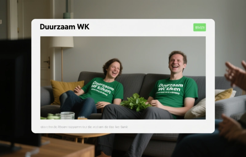 Duurzaam WK kijken: groen supporten vanaf de bank