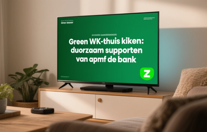 Visuele weergave van Groen WK-thuis kijken