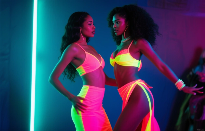 Visual representation of Serene Siren & Mia Simone's Neon Collaboration Review
