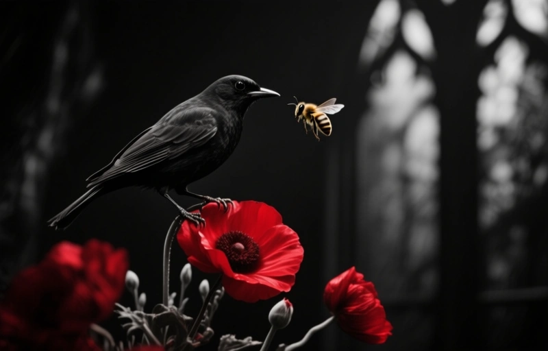 Red Flowers' Secret: Attracting Birds, Deterring Bees