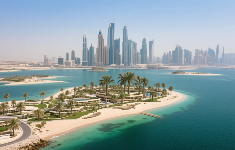 Visual representation of Palm Jebel Ali