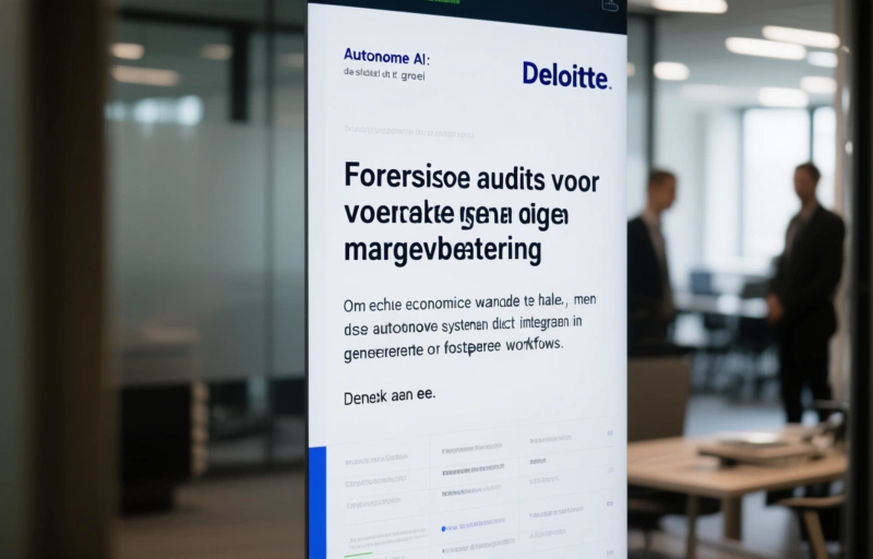 Visuele weergave van Autonome AI