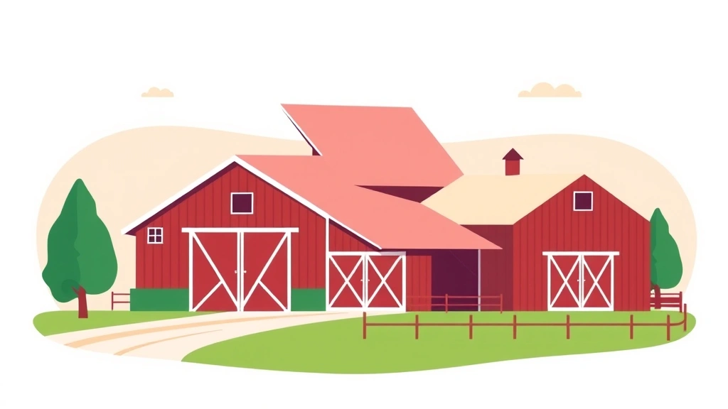 9-Acre Irrigated Property: Land & Barn for Business