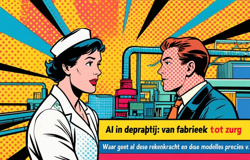 Visuele weergave van China's AI-plan tot 2030