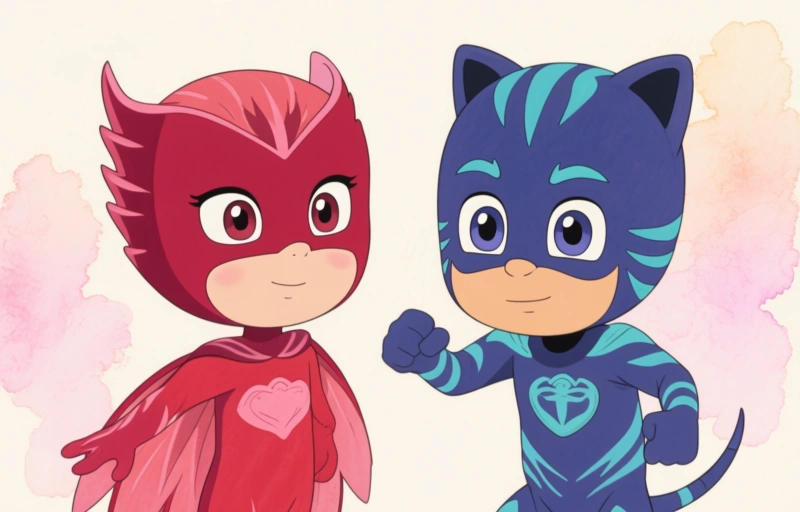 Visuele weergave van PJ Masks Superhelden kijken, streamen of gemist?