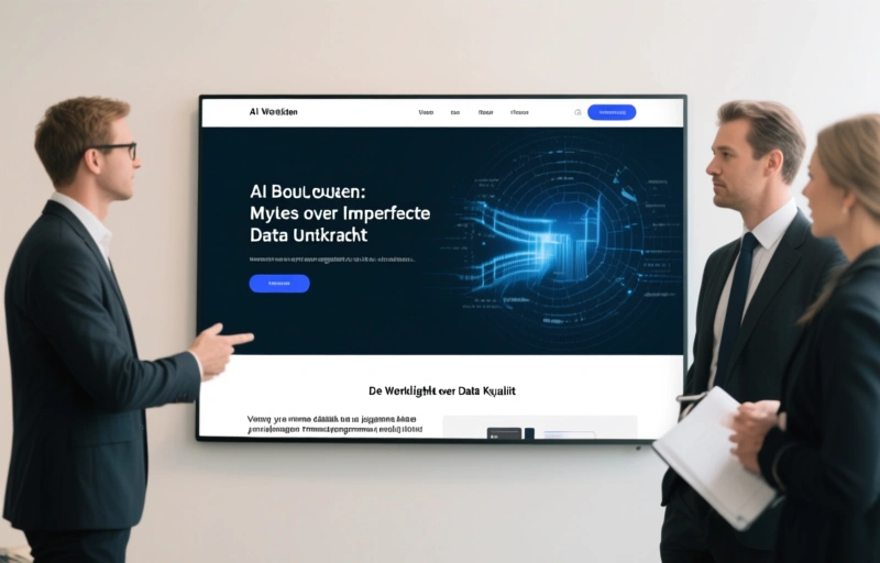 Visuele weergave van AI Website Bouwen