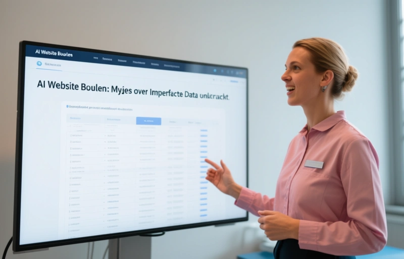 Visuele weergave van AI Website Bouwen