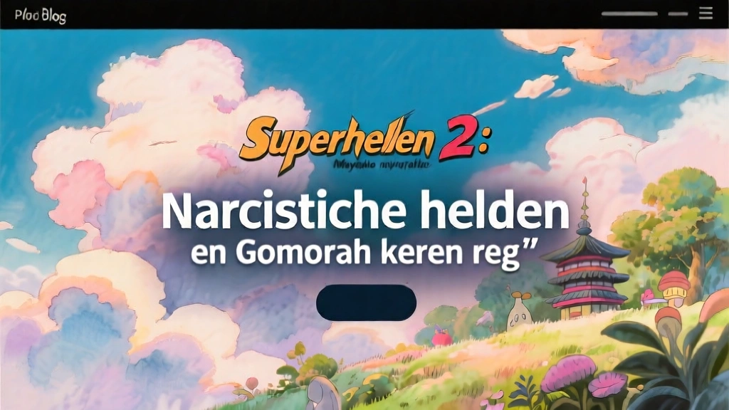 Superhelden 2: Narcistische helden en Gomorrah keren terug