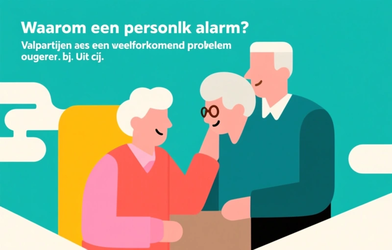 Visuele weergave van Persoonlijk alarm voor senioren