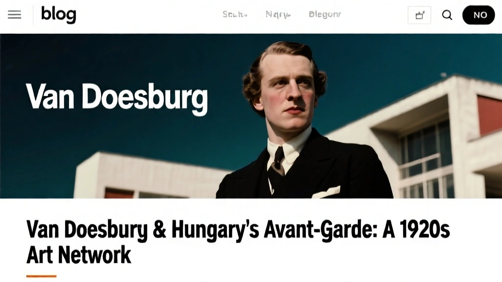 Van Doesburg & Hungary's Avant-Garde: A 1920s Art Network