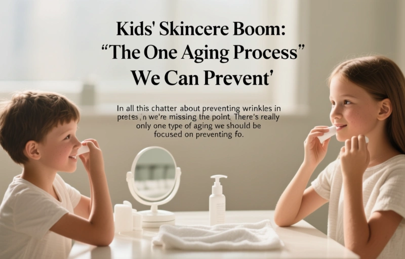 Visual representation of Kids' Skincare Boom