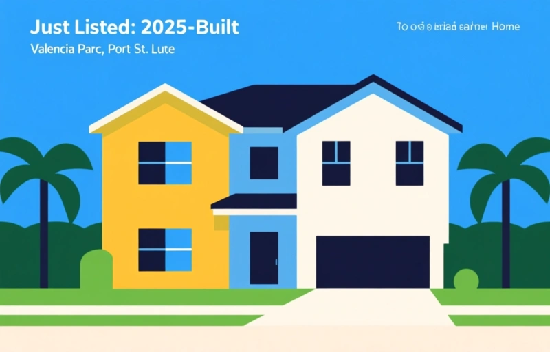 Just Listed: 2025-Built Home in Valencia Parc, Port St. Lucie