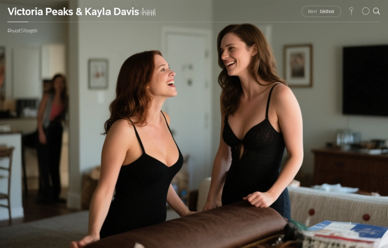 Victoria Peaks & Kayla Davis Heat Up in Naughty Stepsisters