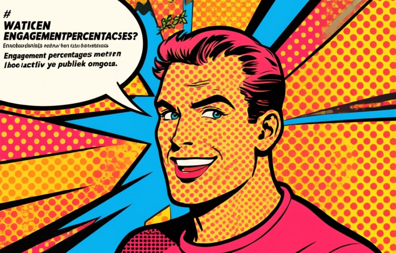 Visuele weergave van Instagram-engagementpercentages