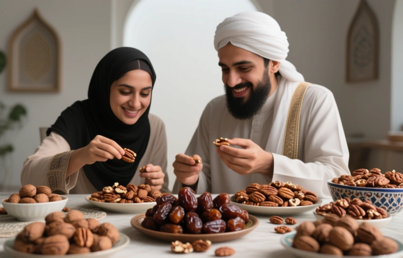 Eid Delight: Dates Meet American Pecans
