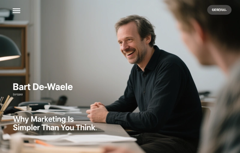 Bart De Waele on Why Marketing Is Simpler Than You Think