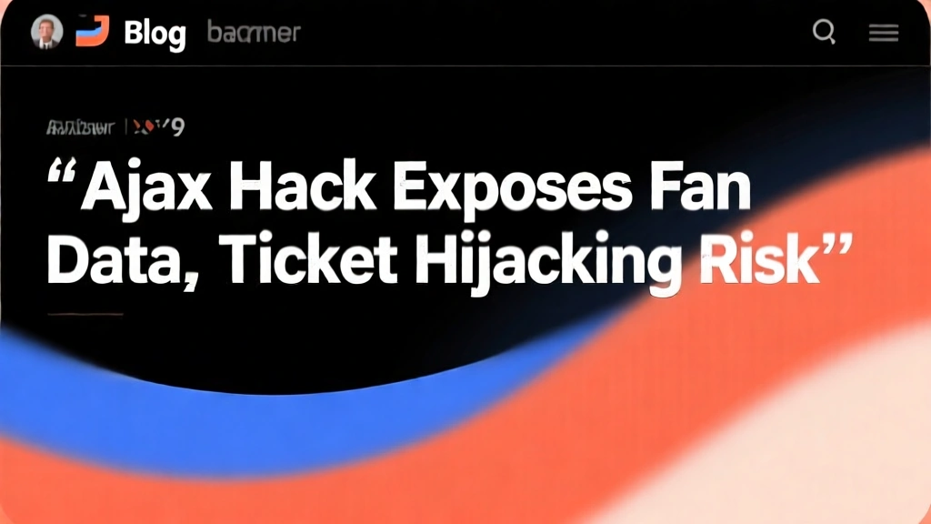 Ajax Hack Exposes Fan Data, Ticket Hijacking Risk