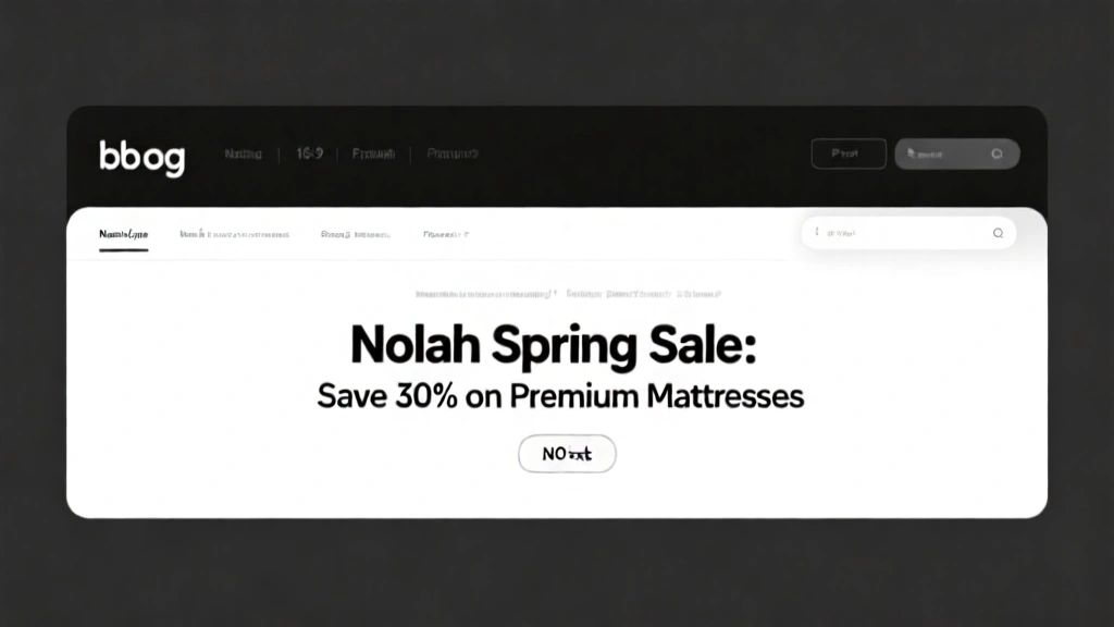 Nolah Spring Sale: Save 30% on Premium Mattresses