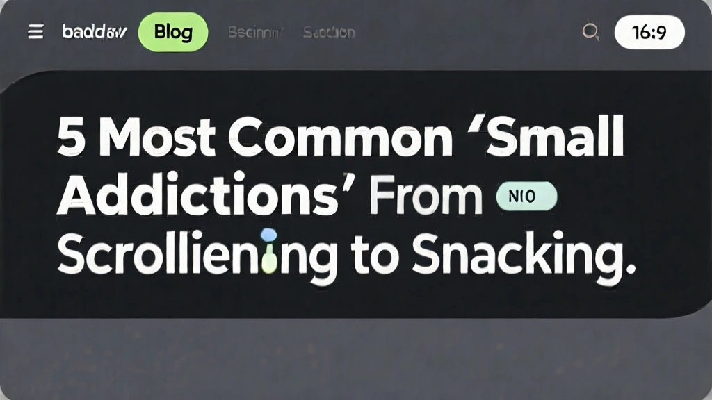 5 Most Common 'Small Addictions' From Scrolling to Snacking