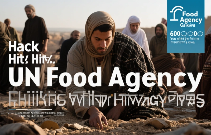 Visual representation of UN Food Agency Hack Hits 600,000 Gaza Families