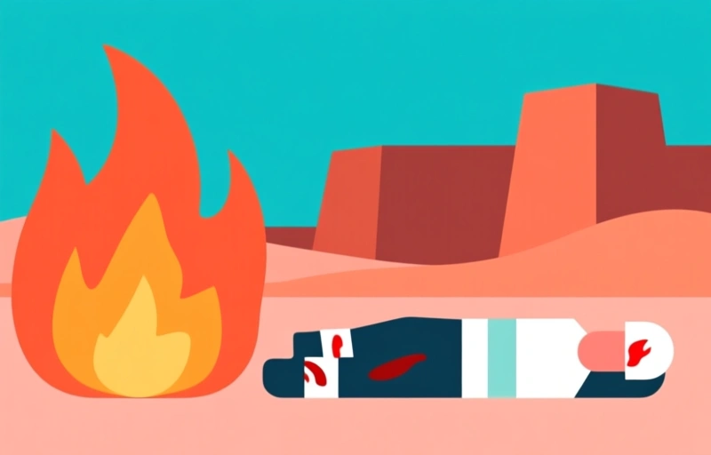 Brand in Mesa: 6 gewonden met ernstige brandwonden