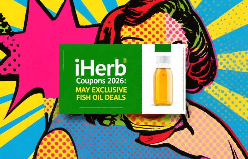 iHerb Coupons 2026: May Exclusive Fish Oil Deals