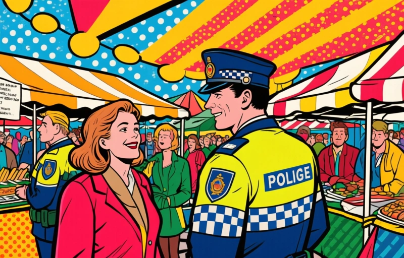 Visuele weergave van Politieke Markt & Informatieavond