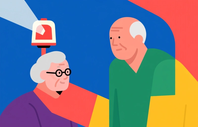 Visuele weergave van Top 5 Persoonlijke Alarmen voor Senioren in Nederland