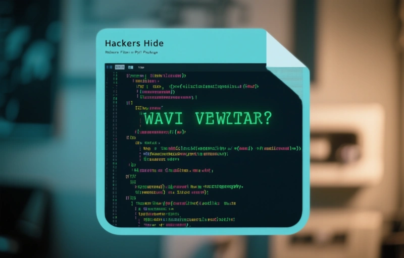 Visual representation of Hackers Hide Malware in WAV Files via PyPI Package