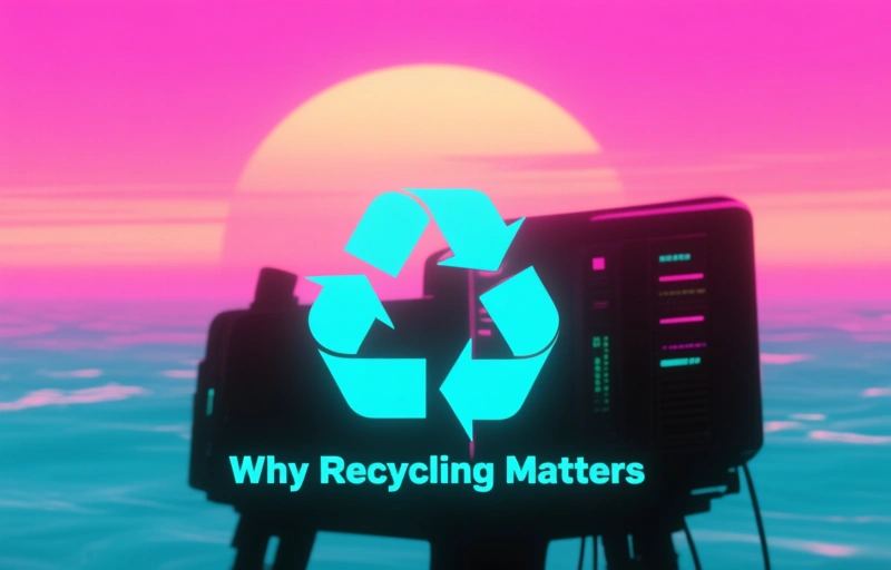 Visual representation of Free Computer Recycling Guide for Spring Cleaning