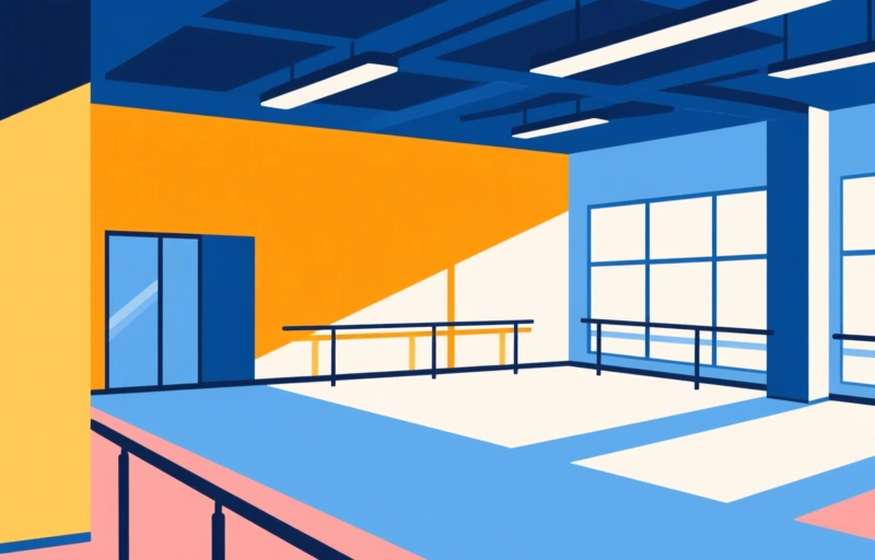 Inside a Converted Dance School: Open Plan Studio Inspiration