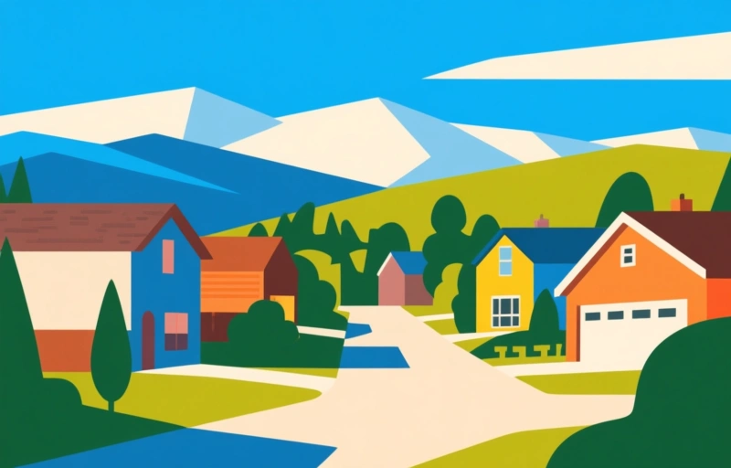 Visual representation of Arvada Legacy Estate with Mountain Views