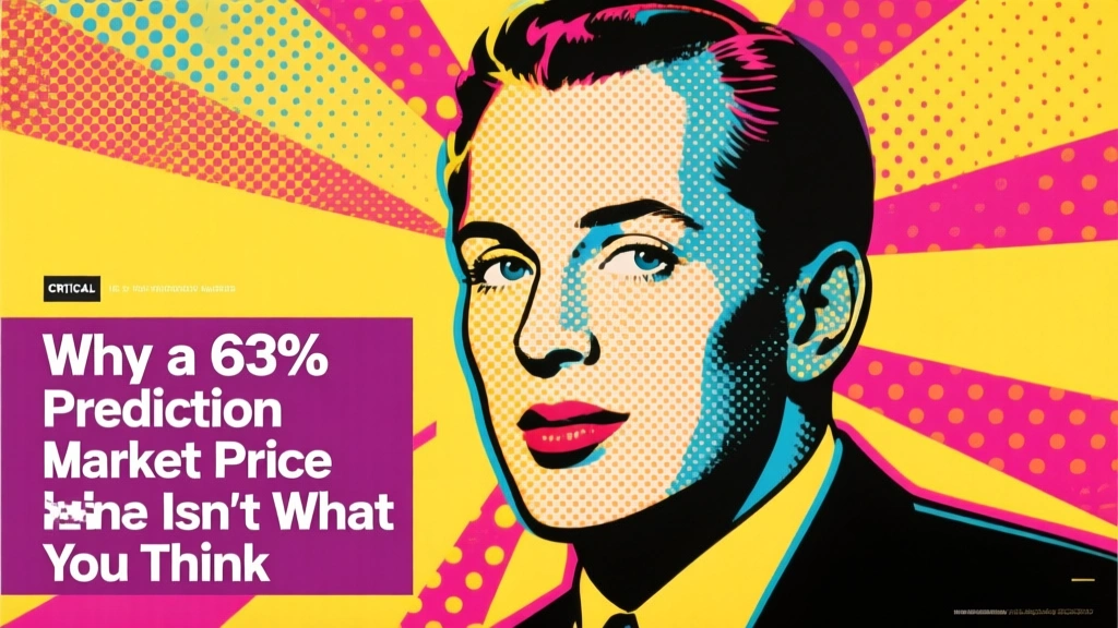 Why a 63% Prediction Market Price Isn't What You Think