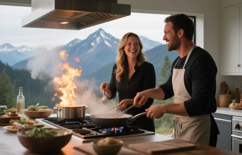 Victoria Peaks, Kyle Star Ignite Steamy Kitchen Encounter