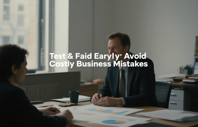 Test & Fail Early: Avoid Costly Business Mistakes