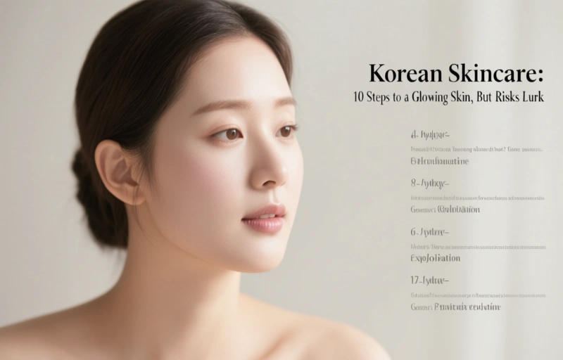 Visual representation of Korean Skincare