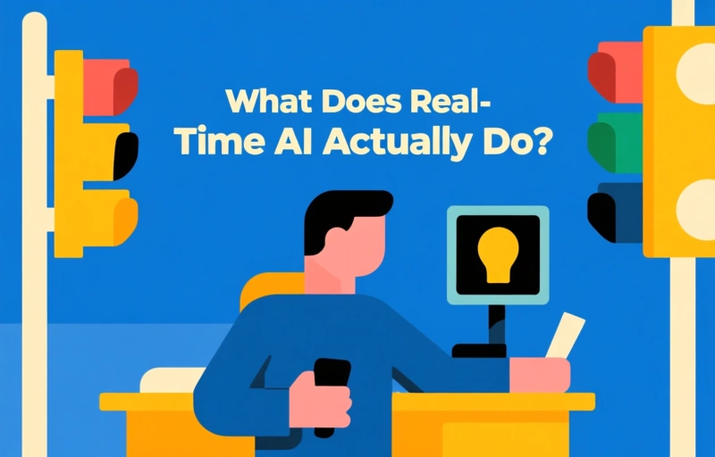 Visual representation of Real-Time AI in Wireless Networks