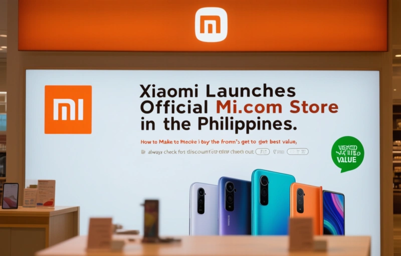 Visual representation of Xiaomi Launches Official Mi.com Store in the Philippines