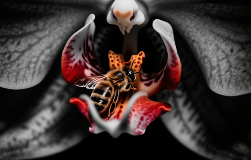 How Sun Orchids Deceive Bees with Fake Anthers